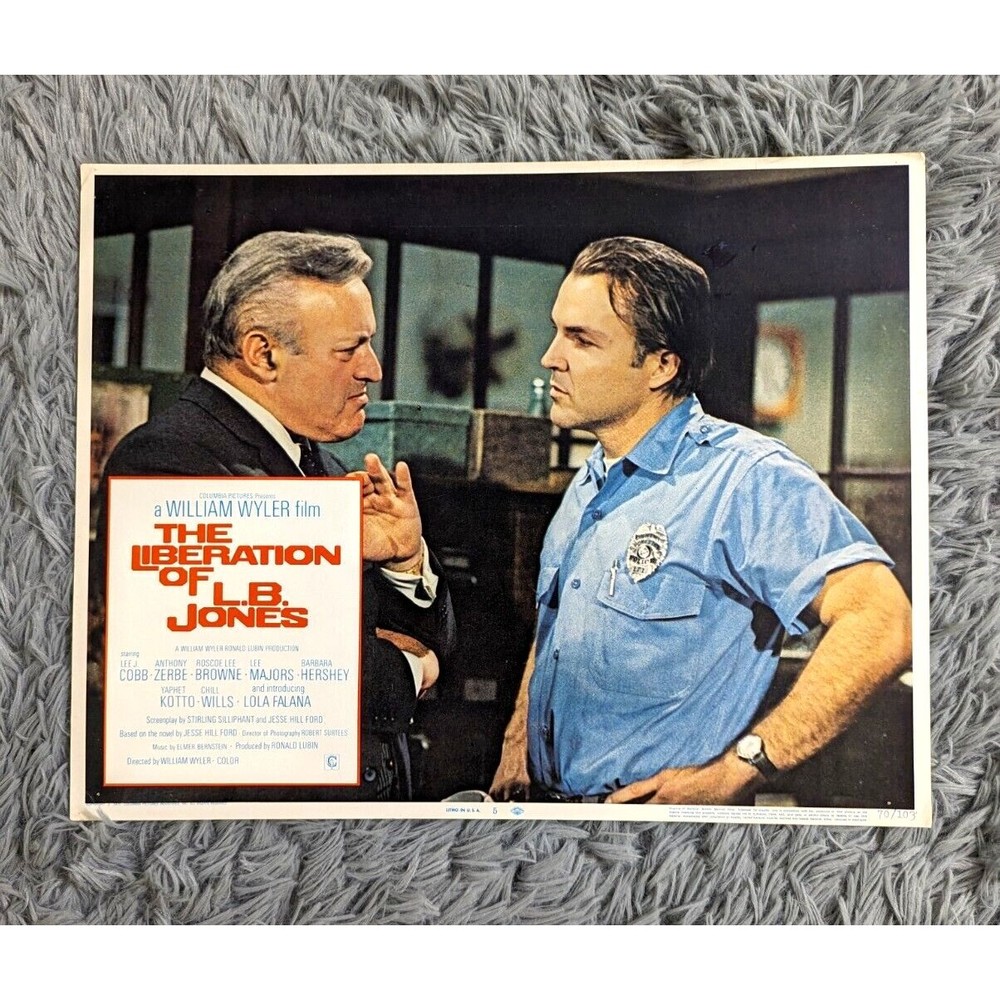 The Liberation of LB Jones 1970‎ Lobby Card Movie Poster Anthony Zerbe Neo Noir